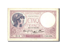 Biljet, Frankrijk, 5 Francs, 5 F 1917-1940 ''Violet'', 1939, 1939-08-17, TTB+