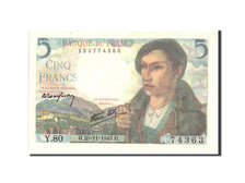 Francia, 5 Francs, 5 F 1943-1947 ''Berger'', 1943, KM:98a, 1943-11-25, UNC, F...