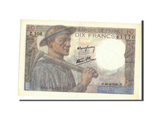 France, 10 Francs, 10 F 1941-1949 ''Mineur'', 1945, KM:99e, 1945-04-26, UNC(6...