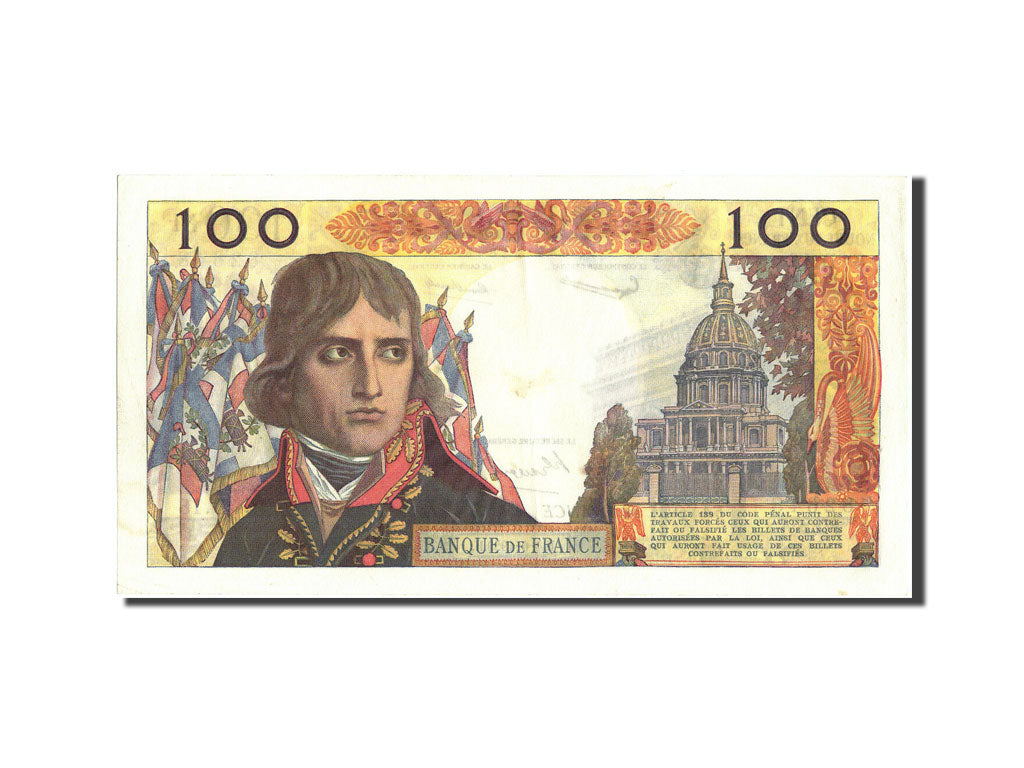Banknote, France, 100 Nouveaux Francs, 100 NF 1959-1964 ''Bonaparte'', 1959