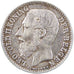 Belgium, 1 Franc, 1887, EF(40-45), Silver, 5.00