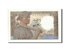 Banconote, Francia, 10 Francs, 10 F 1941-1949 ''Mineur'', 1943, 1943-01-14, FDS