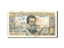 France, 5000 Francs, 5 000 F 1957-1958 ''Henri IV'', 1958, 1958-03-06, KM:135...