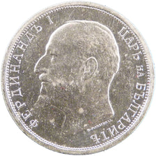 Moneda, Bulgaria, Lev, 1913, EBC+, Plata, KM:31