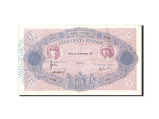 Geldschein, Frankreich, 500 Francs, 500 F 1888-1940 ''Bleu et Rose'', 1907