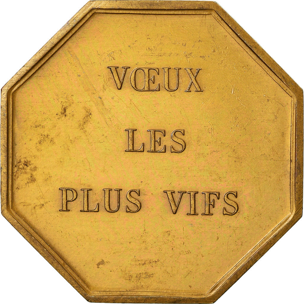 France, Médaille, Voeux, J'ai Travaillé je Recueille, SUP, Bronze