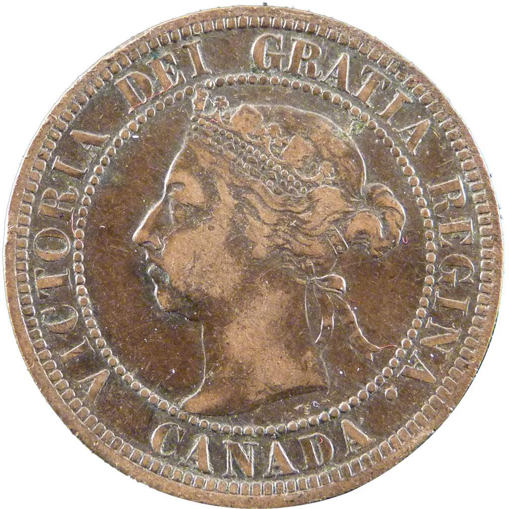 Canada, Victoria, Cent, 1890, Royal Canadian Mint, BB, Bronzo