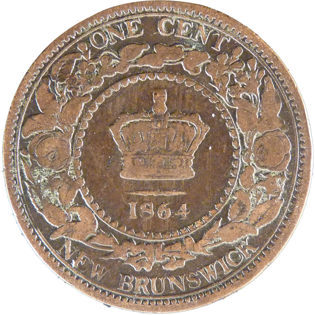 Canada, 1 Cent, 1864, VF(20-25), Bronze, 5.40