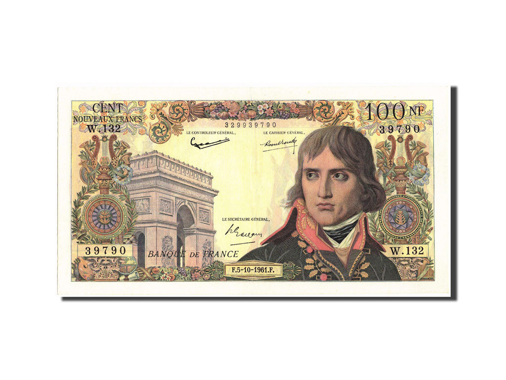 France, 100 Nouveaux Francs, 100 NF 1959-1964 ''Bonaparte'', 1961, KM:144a, 1...