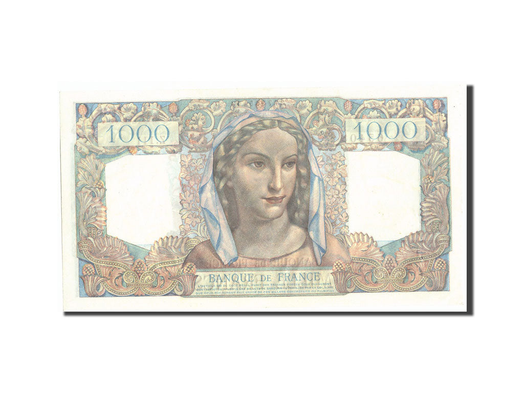 Banknote, France, 1000 Francs, 1 000 F 1945-1950 ''Minerve et Hercule'', 1945