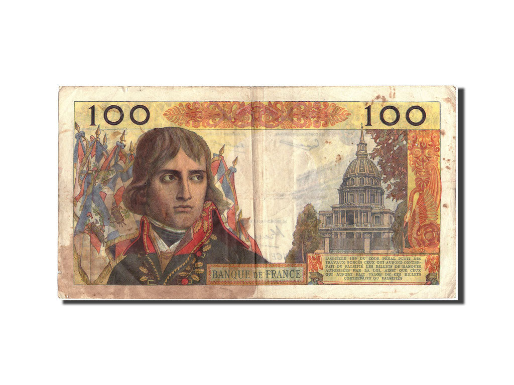 France, 100 Nouveaux Francs, 100 NF 1959-1964 ''Bonaparte'', 1961, KM:144a, 1...