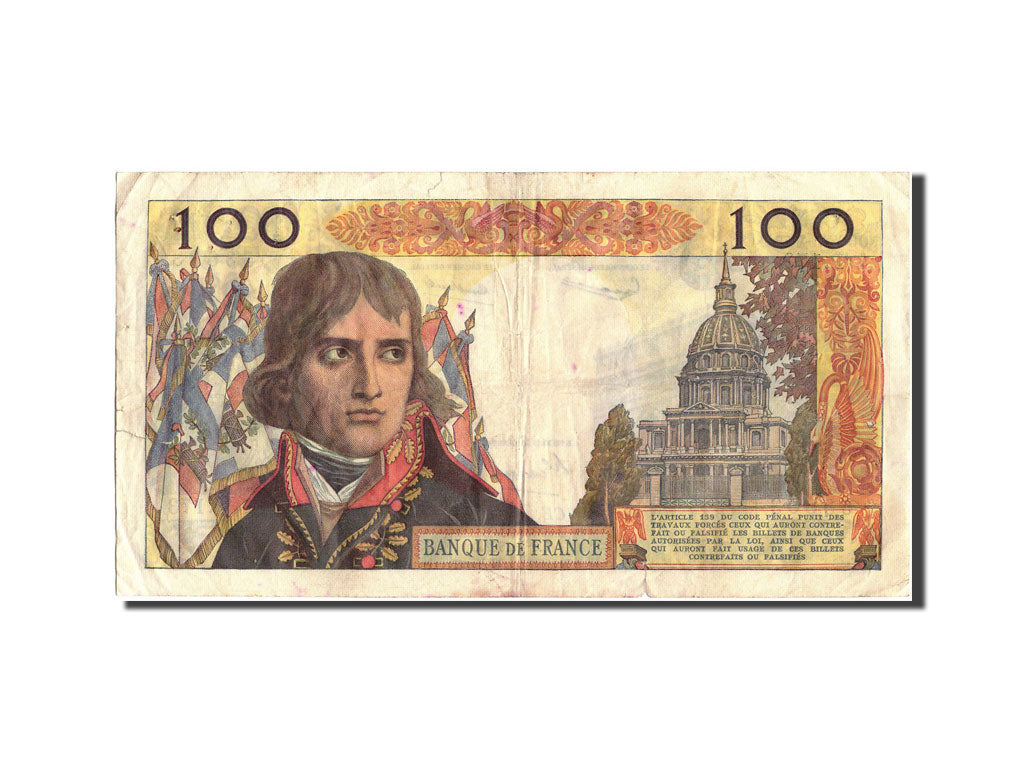 Francia, 100 Nouveaux Francs, 100 NF 1959-1964 ''Bonaparte'', 1962, KM:144a,...
