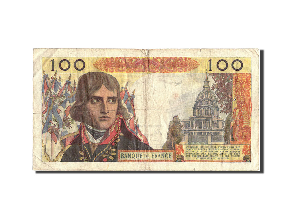 Francia, 100 Nouveaux Francs, 100 NF 1959-1964 ''Bonaparte'', 1959, KM:144a,...