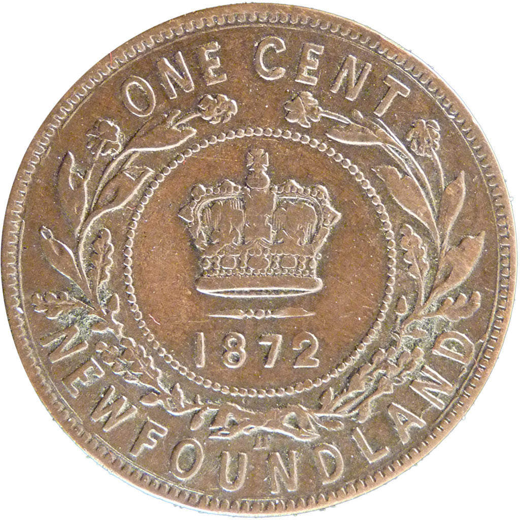 Canada, 1 Cent, 1872, Heaton, EF(40-45), Bronze, 5.50