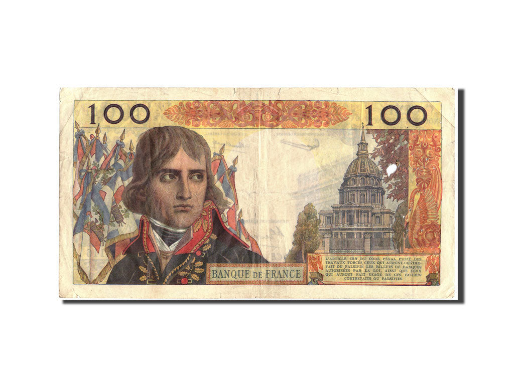 France, 100 Nouveaux Francs, 100 NF 1959-1964 ''Bonaparte'', 1961, 1961-05-04...