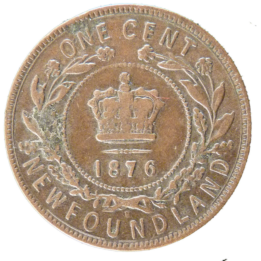 Canada, 1 Cent, 1876, Heaton, VF(30-35), Bronze, 5.50
