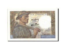 Frankreich, 10 Francs, 10 F 1941-1949 ''Mineur'', 1944, KM:99e, 1944-06-22, S...