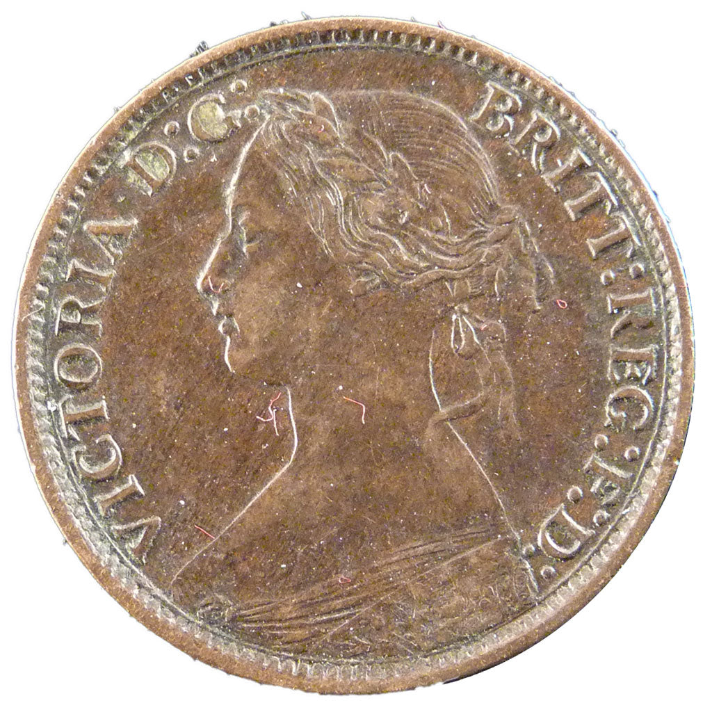 Canada, 1/2 Cent, 1864, AU(50-53), Bronze, 2.80