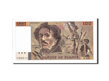 France, 100 Francs, 100 F 1978-1995 ''Delacroix'', 1993, KM:154g, 1993, AU(50...