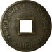 Coin, FRENCH COCHIN CHINA, 2 Sapeque, 1879, Paris, EF(40-45), Bronze, Lecompte:9