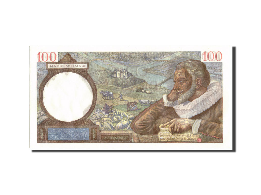 Frankreich, 100 Francs, 100 F 1939-1942 ''Sully'', 1941, KM:94, 1941-01-09, U...