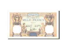 Banknote, France, 1000 Francs, 1 000 F 1927-1940 ''Cérès et Mercure'', 1939