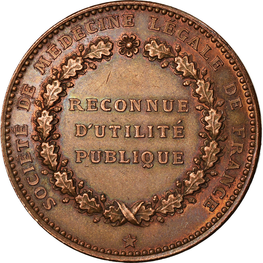 France, Médaille, Société de Médecine Légale de france, Medicine, Dubois.A