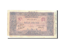 France, 1000 Francs, 1 000 F 1889-1926 ''Bleu et Rose'', 1926, KM:67j