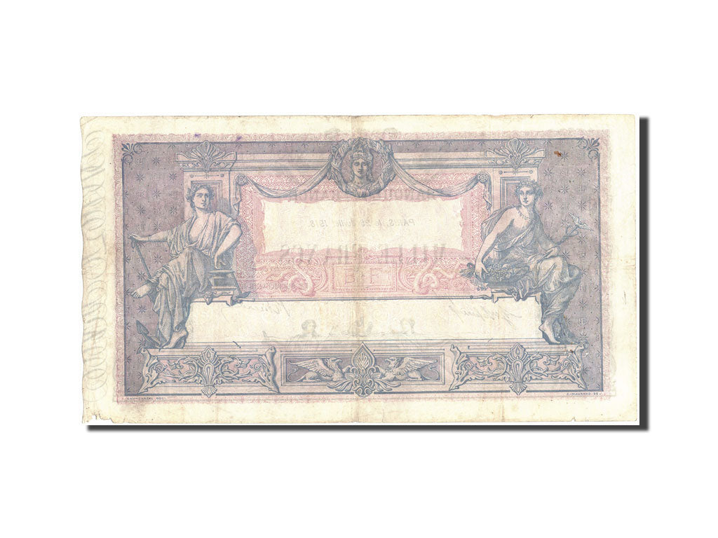 Banknote, France, 1000 Francs, 1 000 F 1889-1926 ''Bleu et Rose'', 1918
