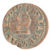 SPAIN, 16 Maravedis, 1663, Segovia, KM #172.6, VF(20-25), Copper, 4.00