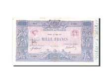 Banknote, France, 1000 Francs, 1 000 F 1889-1926 ''Bleu et Rose'', 1917