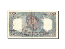 Banknote, France, 1000 Francs, 1 000 F 1945-1950 ''Minerve et Hercule'', 1946