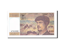 France, 20 Francs, 20 F 1980-1997 ''Debussy'', 1989, KM:151c, 1989, UNC(60-62)