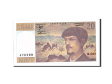 Francia, 20 Francs, 20 F 1980-1997 ''Debussy'', 1989, KM:151c, 1989, SPL+