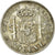 Münze, Spanien, Alfonso XII, 50 Centimos, 1880, VZ+, Silber, KM:685