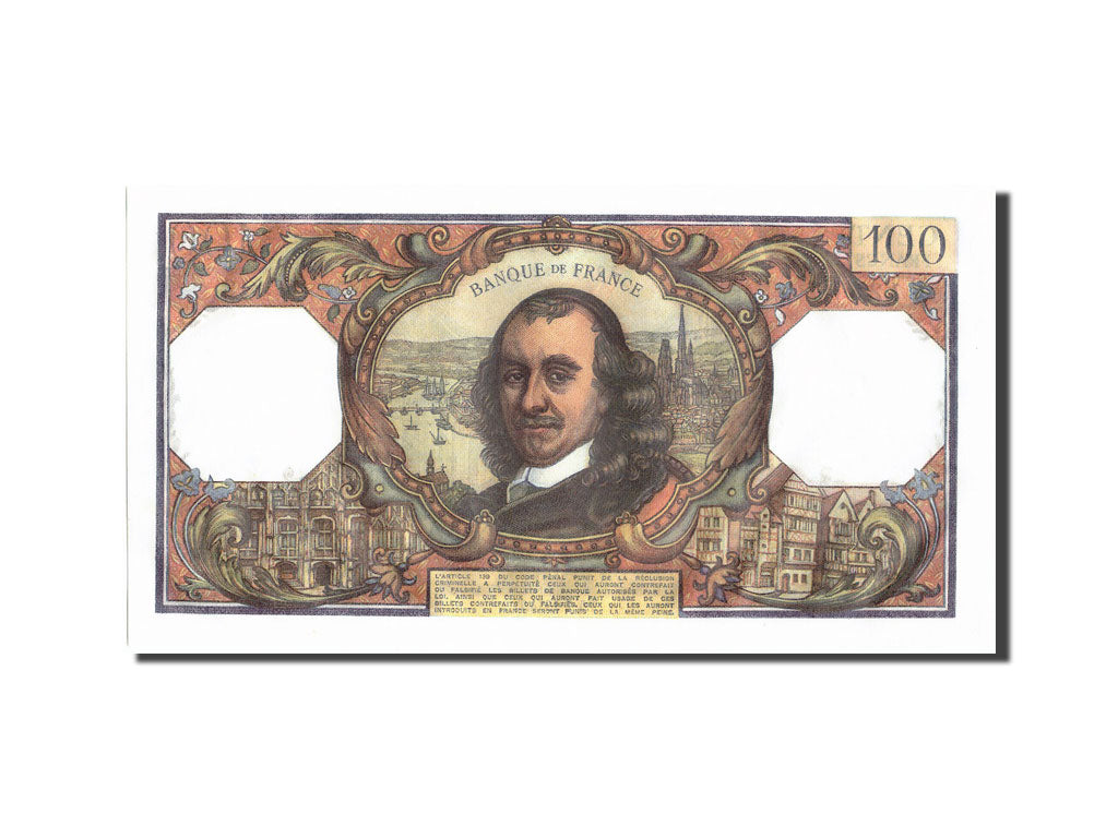 Biljet, Frankrijk, 100 Francs, 100 F 1964-1979 ''Corneille'', 1974, 1974-07-04