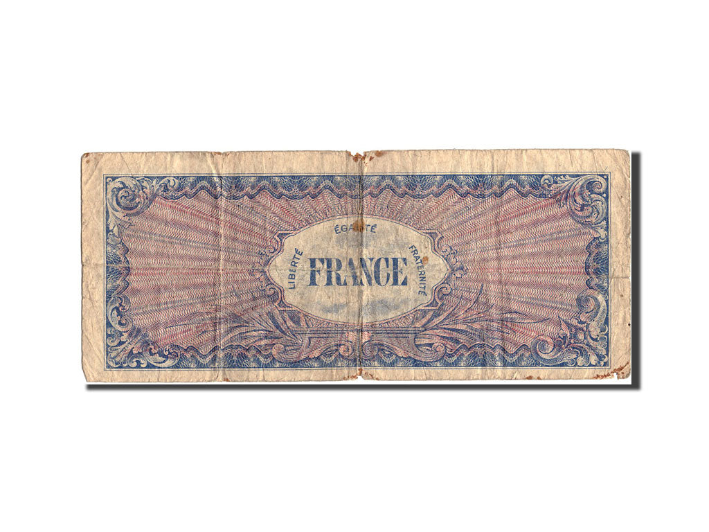 France, 100 Francs, 1945 Verso France, 1945, KM:123c, Undated (1945), VF(20-25)