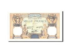 France, 1000 Francs, 1 000 F 1927-1940 ''Cérès et Mercure'', 1939, KM:90c