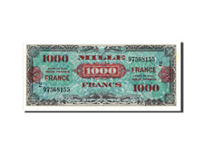 Francia, 1000 Francs, 1945 Verso France, 1945, KM:125b, Undated (1945), SC