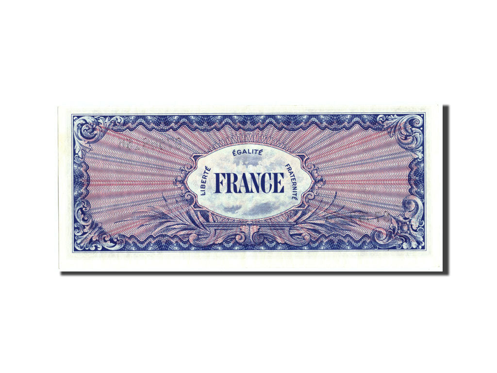 France, 1000 Francs, 1945 Verso France, 1945, KM:125b, Undated (1945), UNC(63)