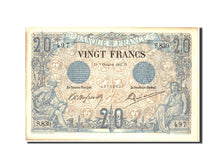 Billete, Francia, 20 Francs, 20 F 1874-1905 ''Noir'', 1904, 1904-10-05, EBC+