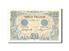 Francia, 20 Francs, 20 F 1874-1905 ''Noir'', 1904, KM:61a, 1904-10-21, SPL-