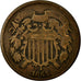 Moneda, Estados Unidos, 2 Cents, 1865, MBC, Cobre - hojalata - cinc, KM:94