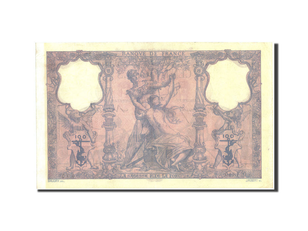 Francia, 100 Francs, 100 F 1888-1909 ''Bleu et Rose'', 1894, KM:65b, 1894-06-13