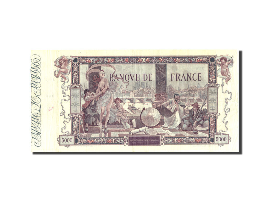 Billet, France, 5000 Francs, 5 000 F 1918 ''Flameng'', 1918, 1918-01-02, SUP