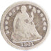 United States, Seated Liberty Half Dime, Half Dime, 1841, KM #62.2, F(12-15),...