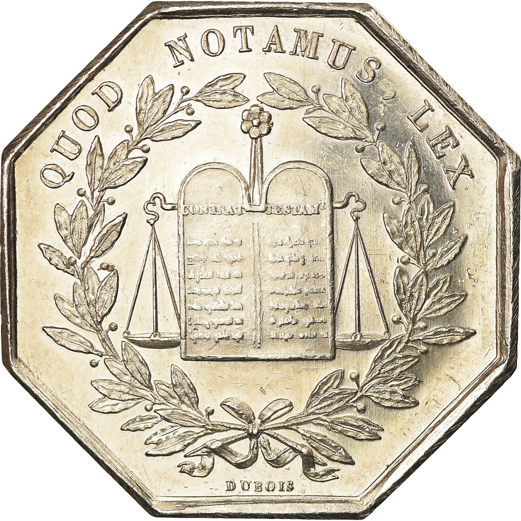 Francia, Token, Notaires de l'Arrondissement de Châlon-sur-Marne, 1833, Dubois