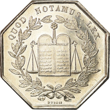 Francia, Token, Notaires de l'Arrondissement de Châlon-sur-Marne, 1833, Dubois
