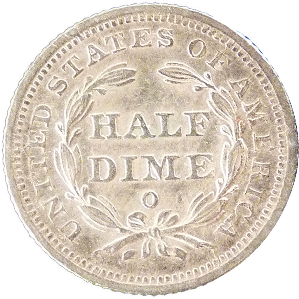 United States, Seated Liberty Half Dime, Half Dime, 1848, La Nouvelle Orléans, K
