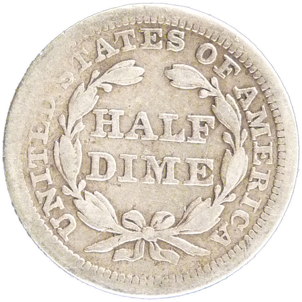 Stati Uniti, Seated Liberty Half Dime, Half Dime, 1855, U.S. Mint, Philadelph...